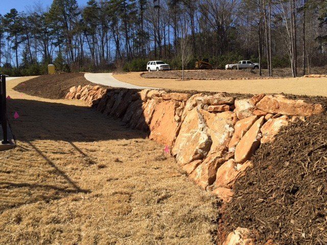 Big Stone Walls — Seneca, SC — Sheriff Landscaping
