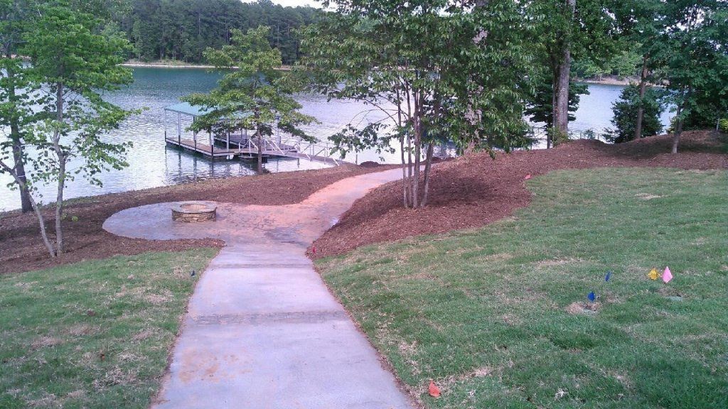 Fireplace Near the Lake — Seneca, SC — Sheriff Landscaping