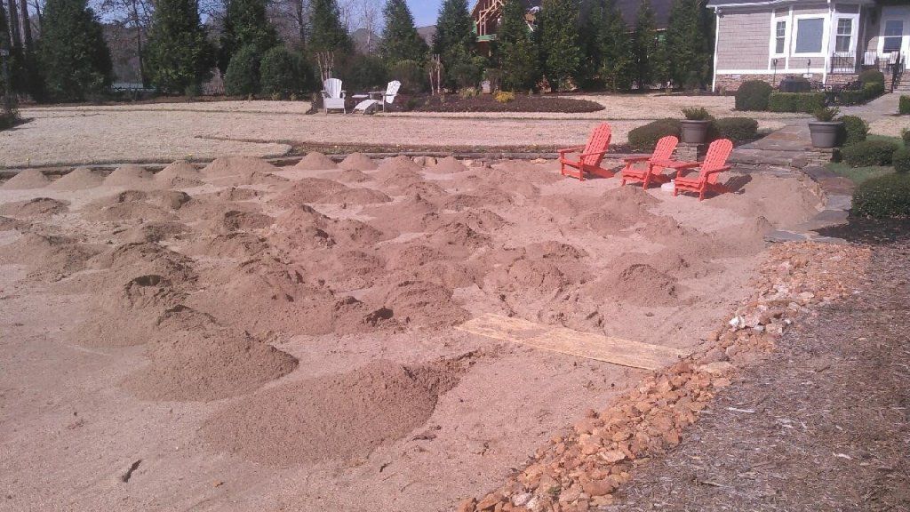 Clean Sand — Seneca, SC — Sheriff Landscaping
