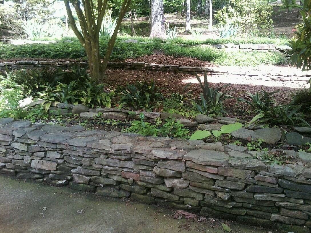 Wall with Plants — Seneca, SC — Sheriff Landscaping