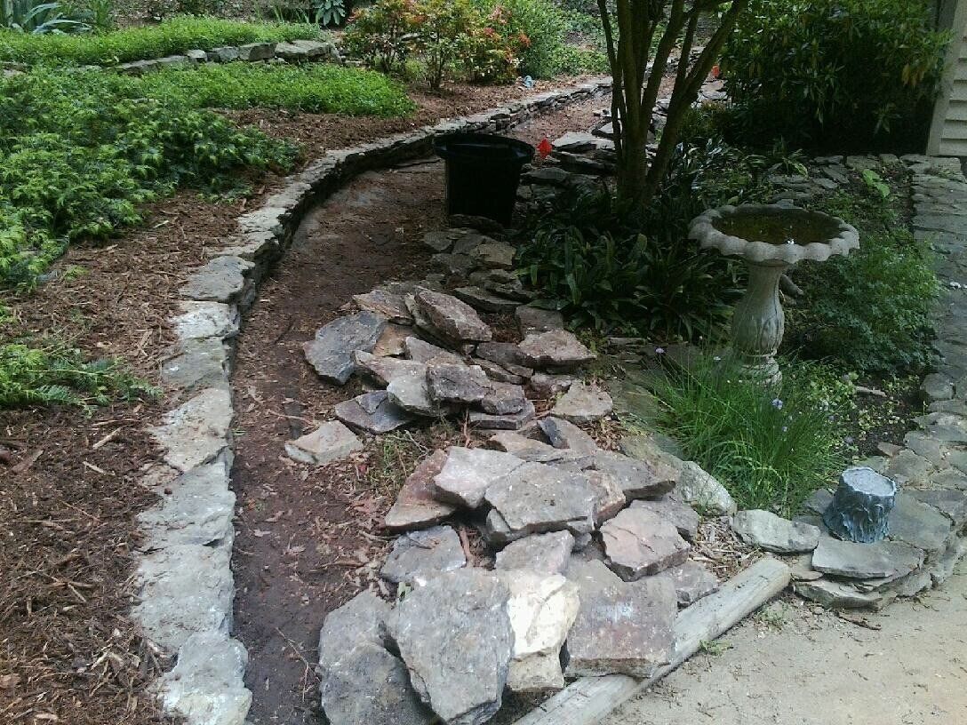 Cluttered Rocks — Seneca, SC — Sheriff Landscaping