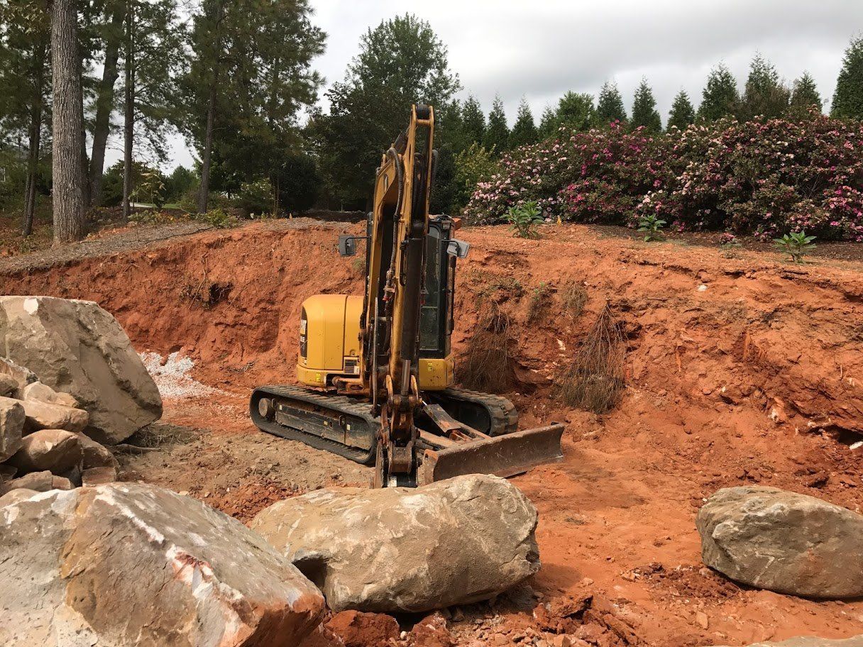 Excavator at Work — Seneca, SC — Sheriff Landscaping