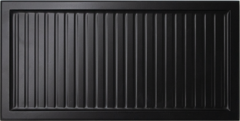 black reeded slim
