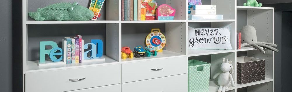 custom kids' closet system