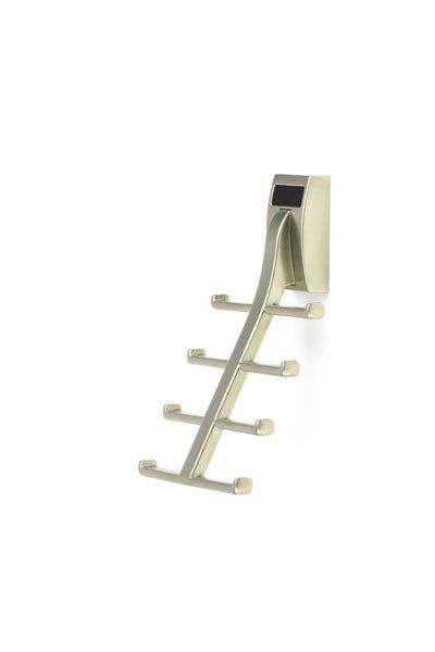Matte Nickel Color Option For Tie Hook Organizer