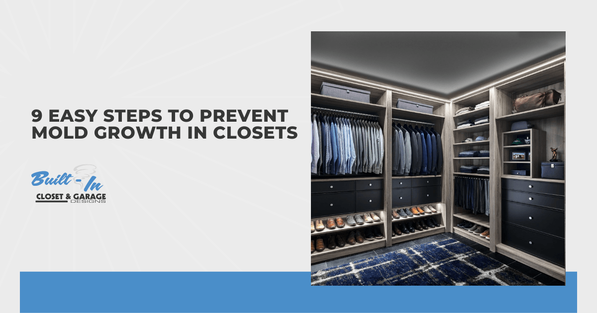 9 Easy Steps to Prevent Mold Growth in Closets