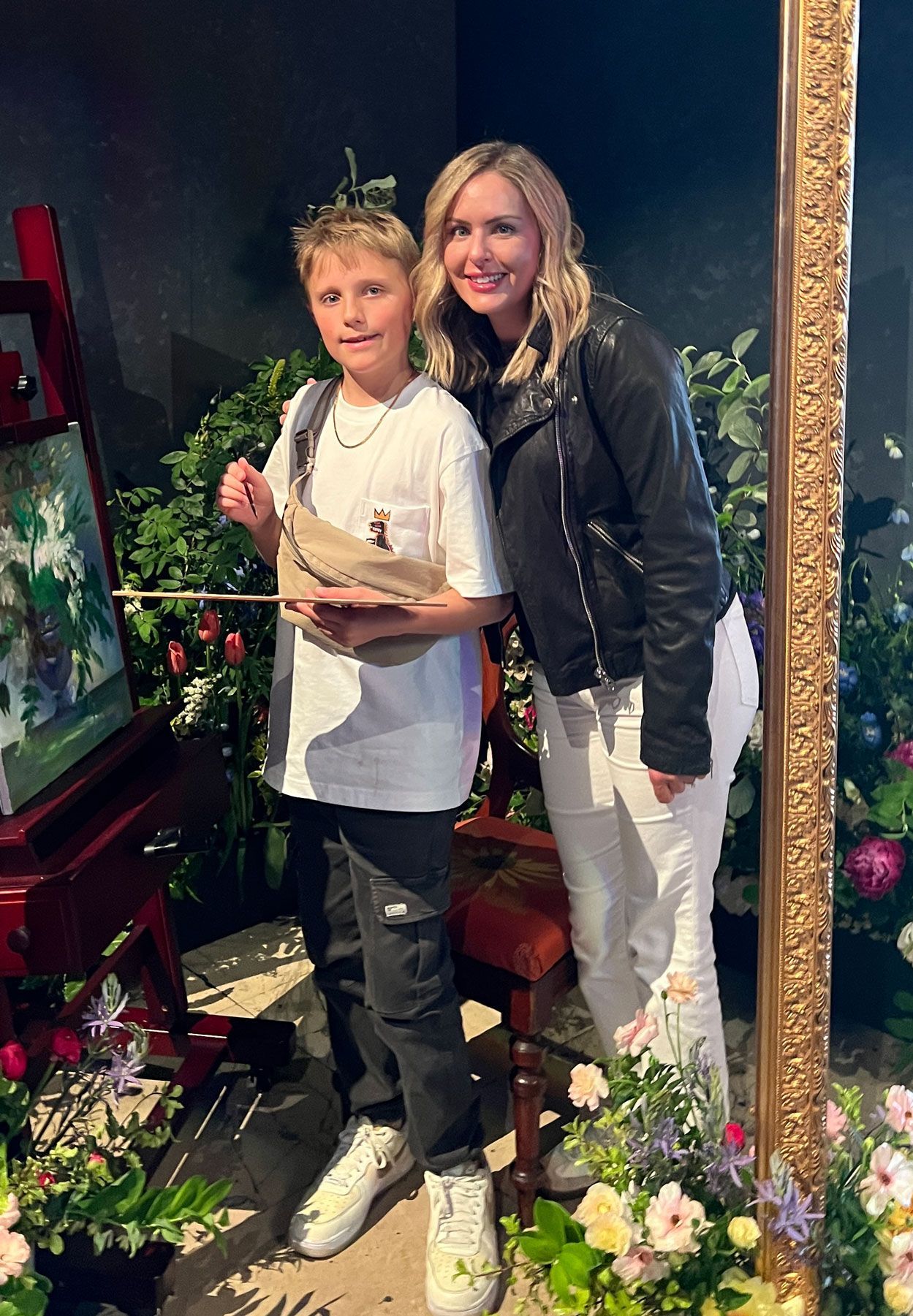 A group of women are doing yoga in a dome.