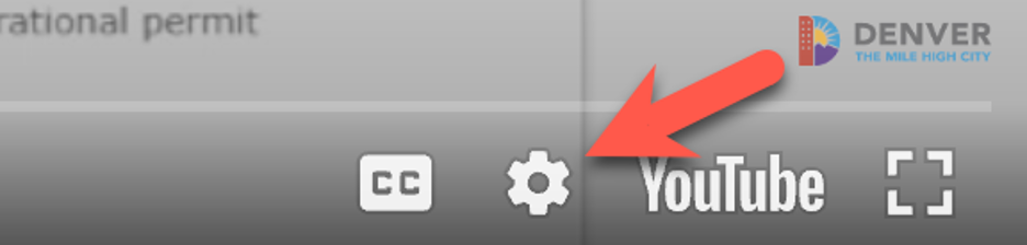 A red arrow points to the youtube icon