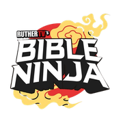 The logo for ruther tv 's bible ninja