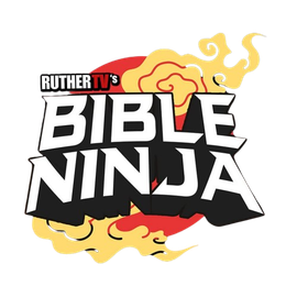 The logo for ruther tv 's bible ninja