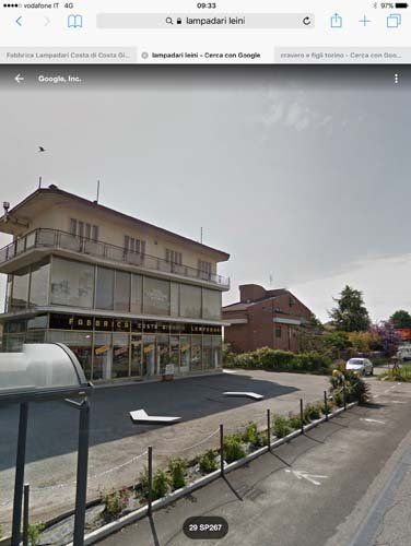 negozio di articoli per l'illuminazione