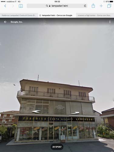 negozio di lampadari