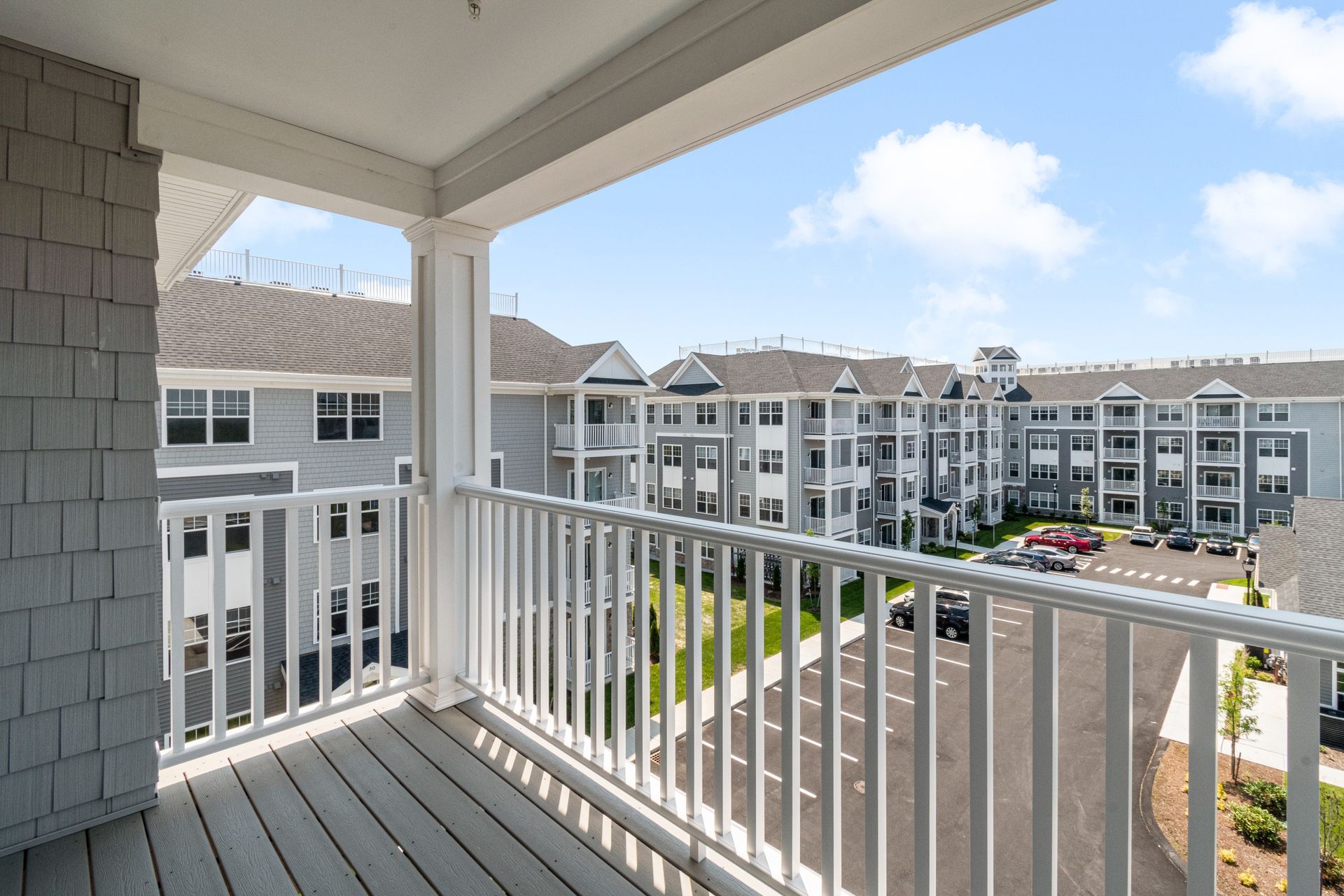 Private Apartment Balcony | Halyard Apartments