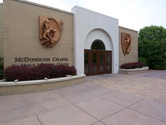 a building with the name mcdonough chapel on it