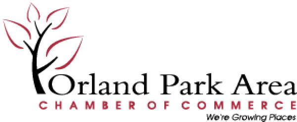 a logo for orland park area chamber of commerce