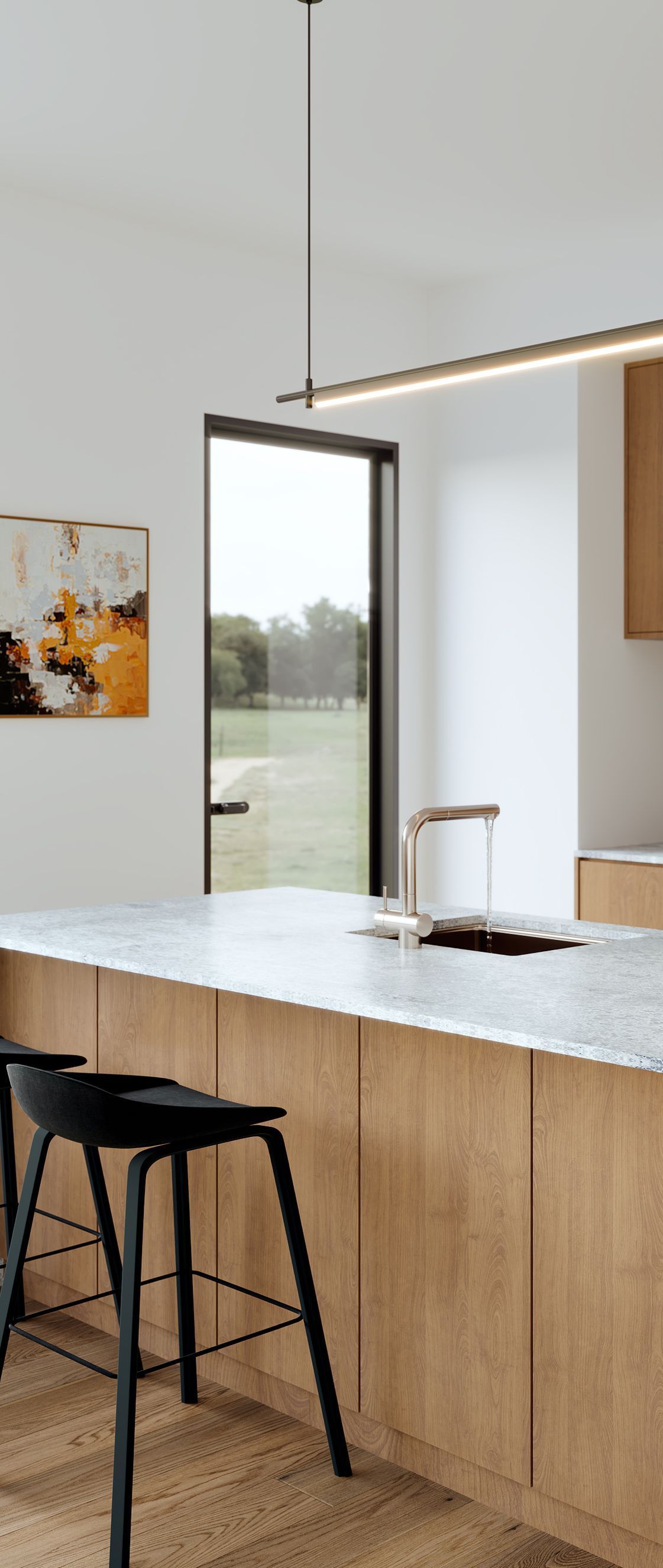 A Stack Of Concrete Slabs Sitting On Top Of Each Other On A Brick Sidewalk — Better Stone in Caloundra West, QLD
