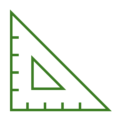 Triangle Ruler Icon