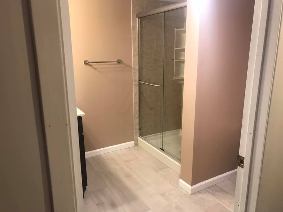 After (Shower base, Walls, Floors, Vanity tops & Cabinets)