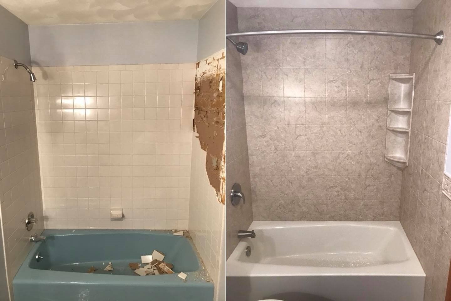 Before & After (Tub & Walls)
