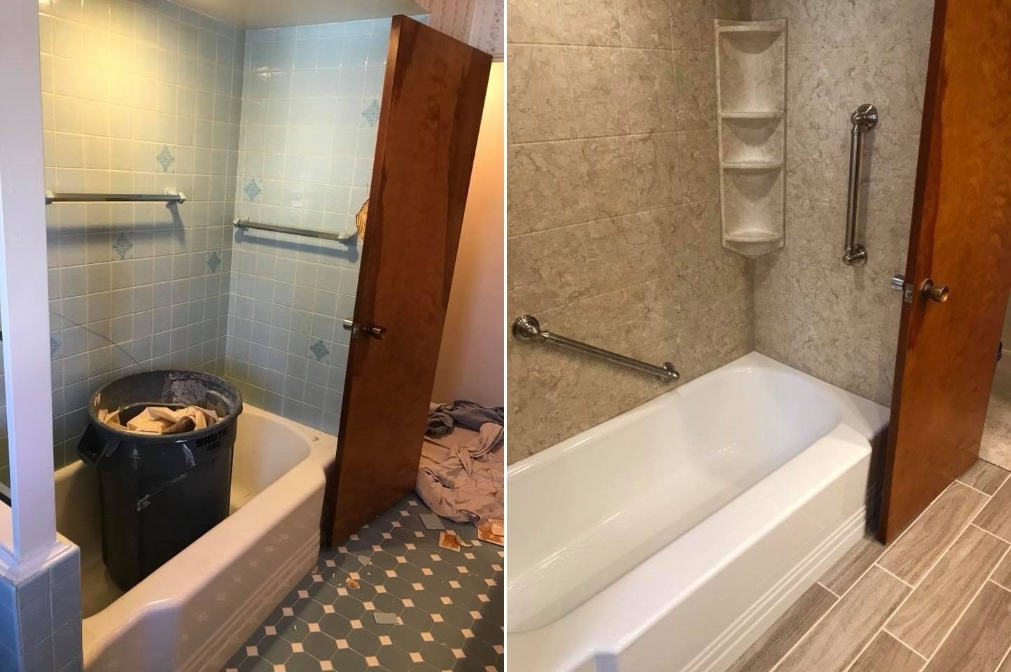 Before & After (Tub, Walls & Floors)