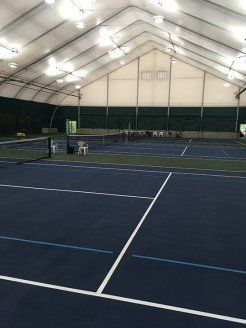 Indoor Tennis Court — The Brown Billone Club in North Easton, MA