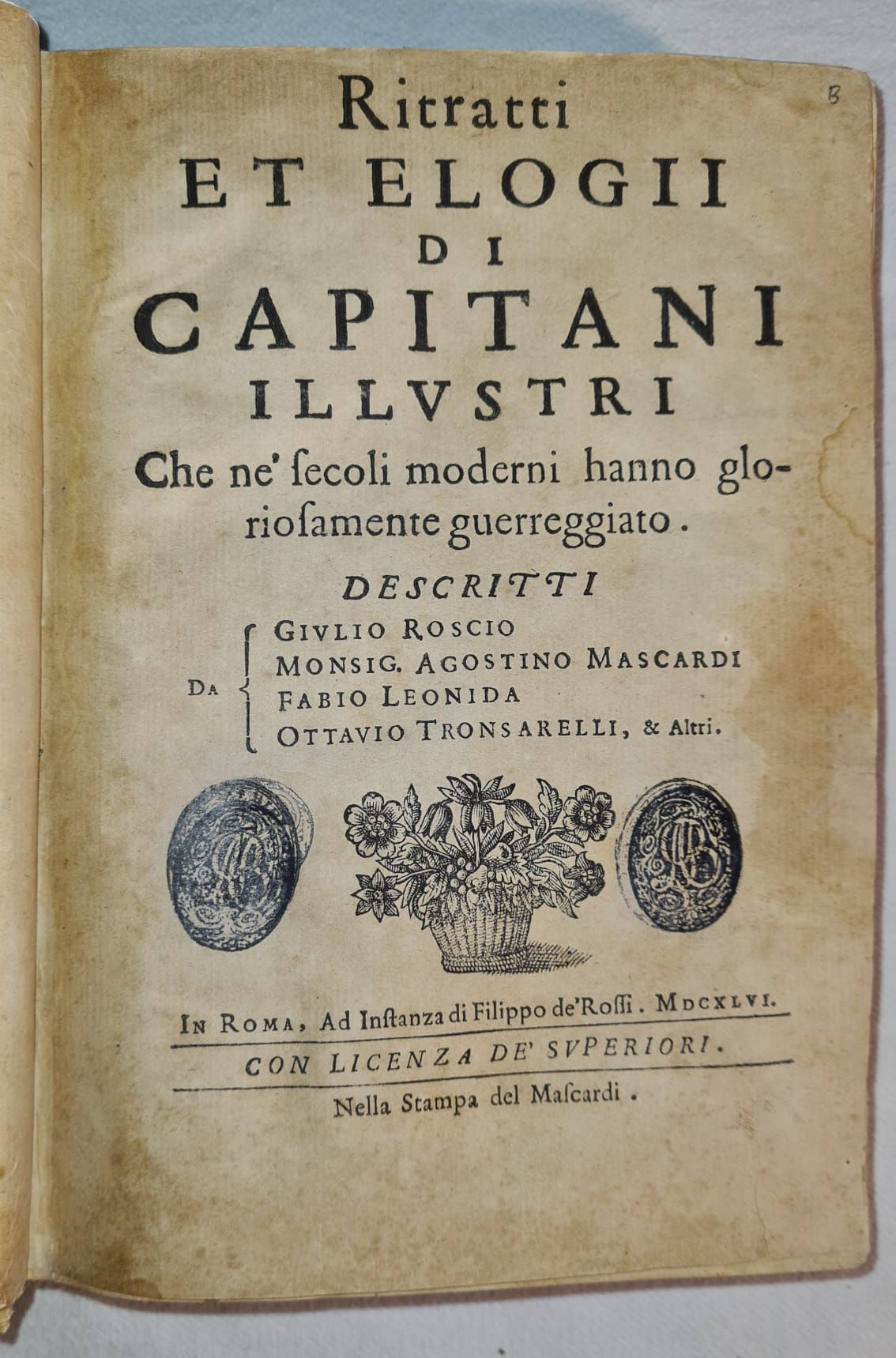 Ritratti et elogii di capitani illustri