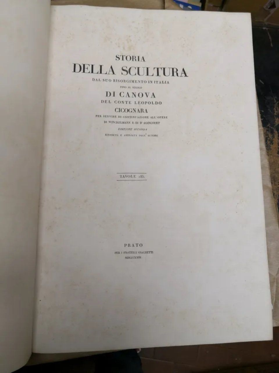 Libro di Cicognara