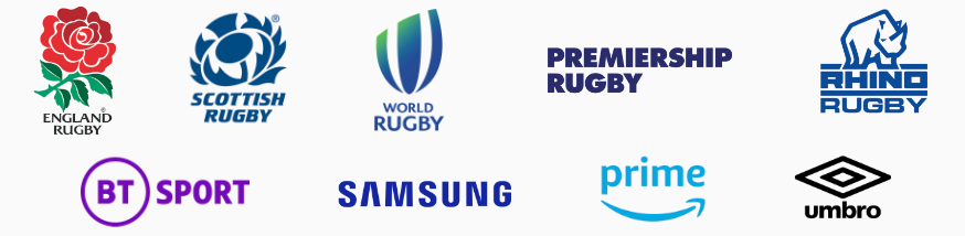A collage of logos for various companies including samsung and bt sport
