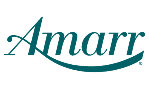 Amarr logo, teal script text with a curved line underneath.