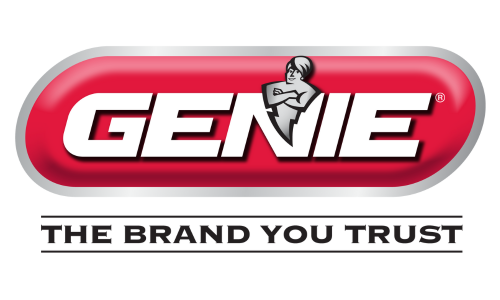 Genie logo: Red rounded rectangle with white 