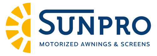 SunPro logo with a yellow sun icon and blue text, 
