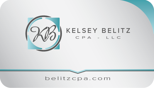 A business card for kelsey belitz cpa llc