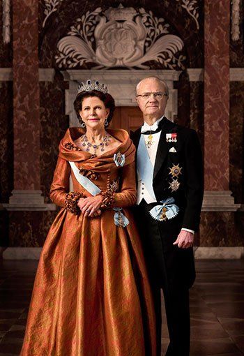 H.M. Queen Silvia and H.M. King Carl XVI Gustaf
