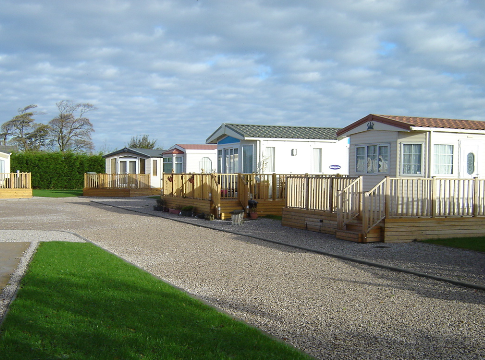 Static Caravan Site At Near Moss Farm Caravan Park
