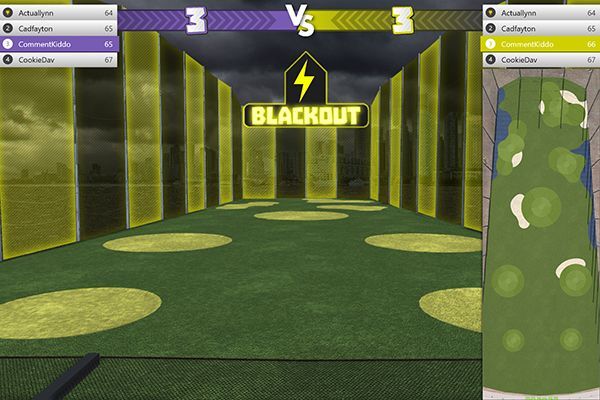 A screenshot of a video game called blackout