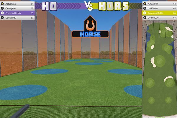 A screenshot of a game called horse vs hors