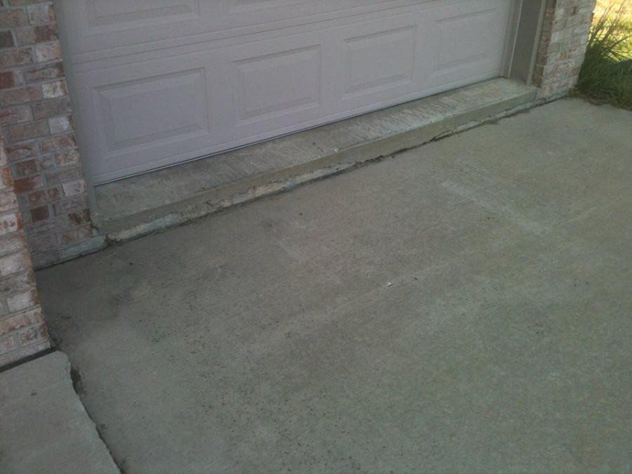 Concrete raising before | Jack-A-Slab Construction