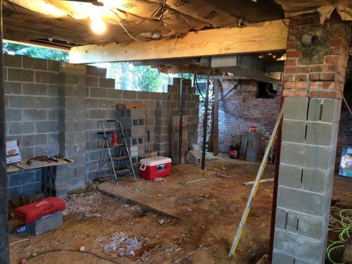 Basement construction 