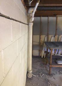 Wall Repair — Unstraight Basement Wall in Lincoln, IL