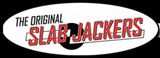 The original slab jackers logo on a black background