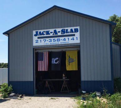 Family Owned Business — Jack a Slab Shack in Lincoln, IL