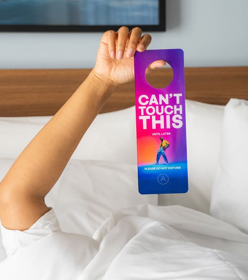 Anthem Hotel Do Not Disturb Signs. Hotel Collateral.
