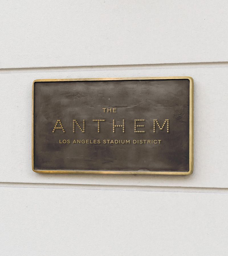 Anthem Hotel Signage. L.A. Stadium District Signage.