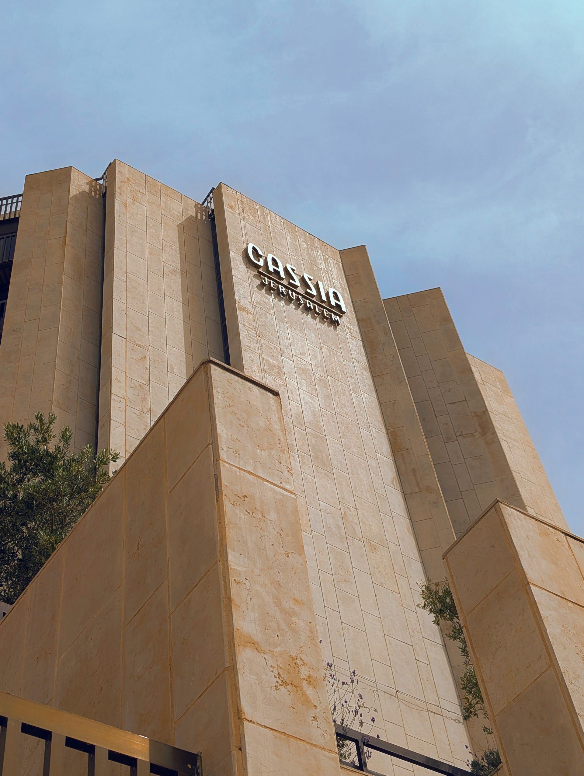 Cassia Jerusalem exterior signage