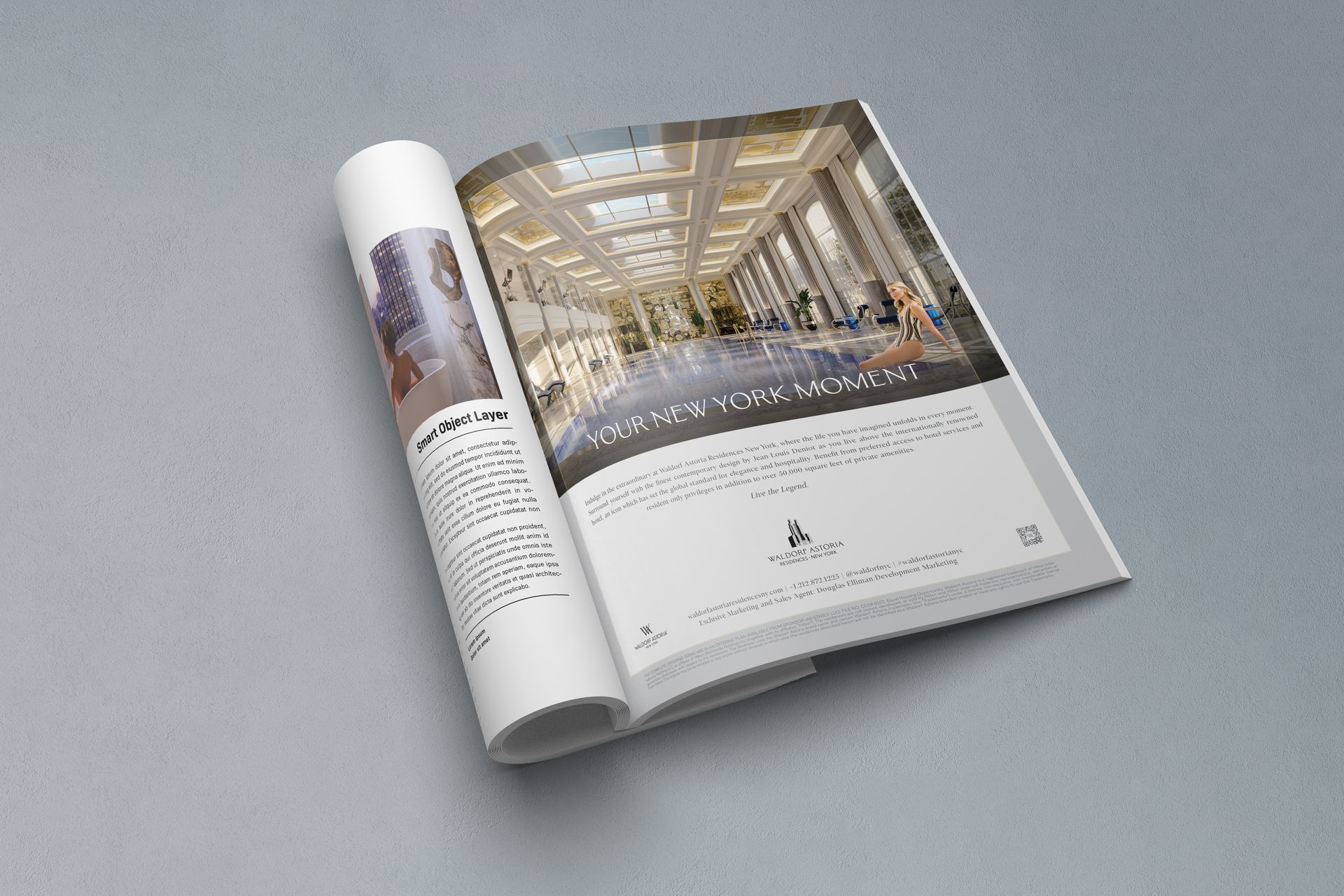 Waldorf Astoria Residences ad