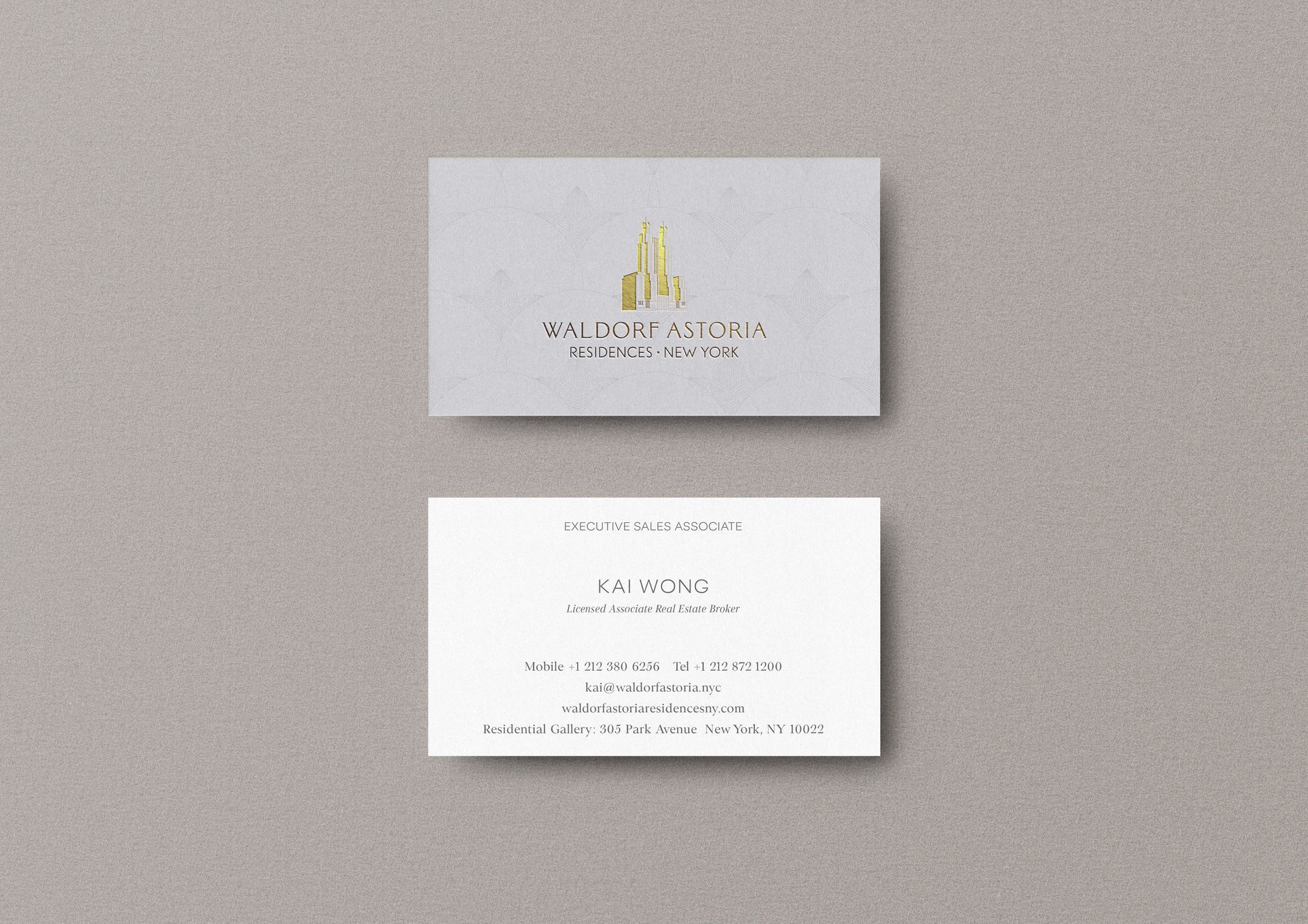 Waldorf Astoria Residences branding