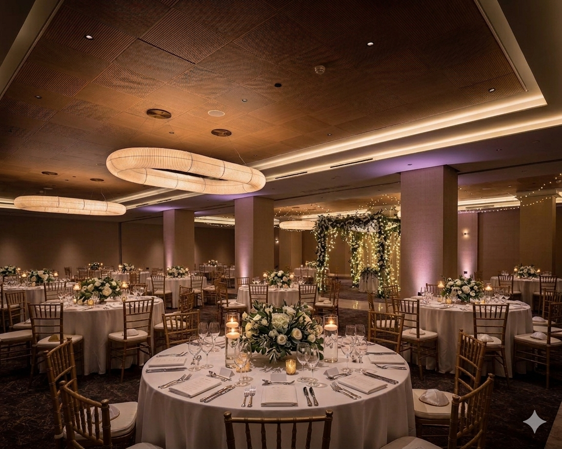Cassia Ballroom digital staging and photography