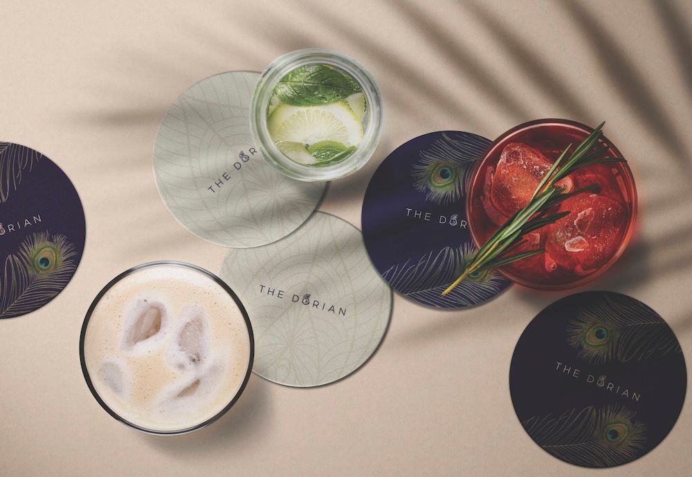 Dorian Hotel coasters