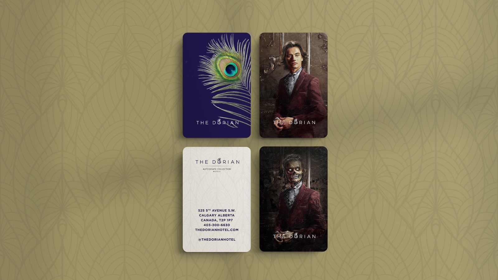 Dorian Hotel lenticular key cards
