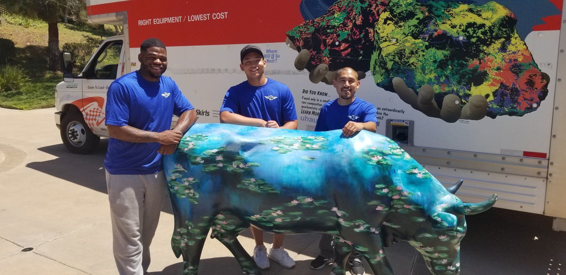 statue moving services